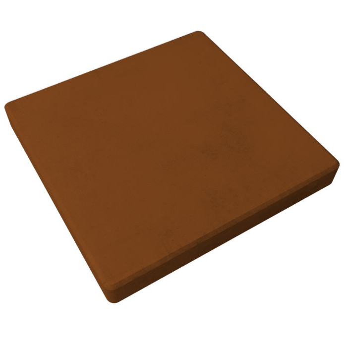 Квадратная тротуарная плитка 300х300х50 Коричневый